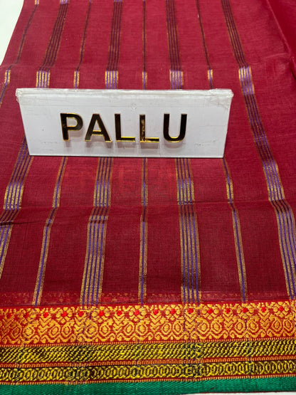 Pure Cotton Silk Saree