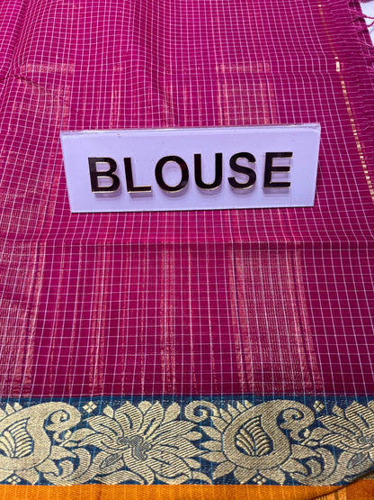 Pure Cotton Silk Saree