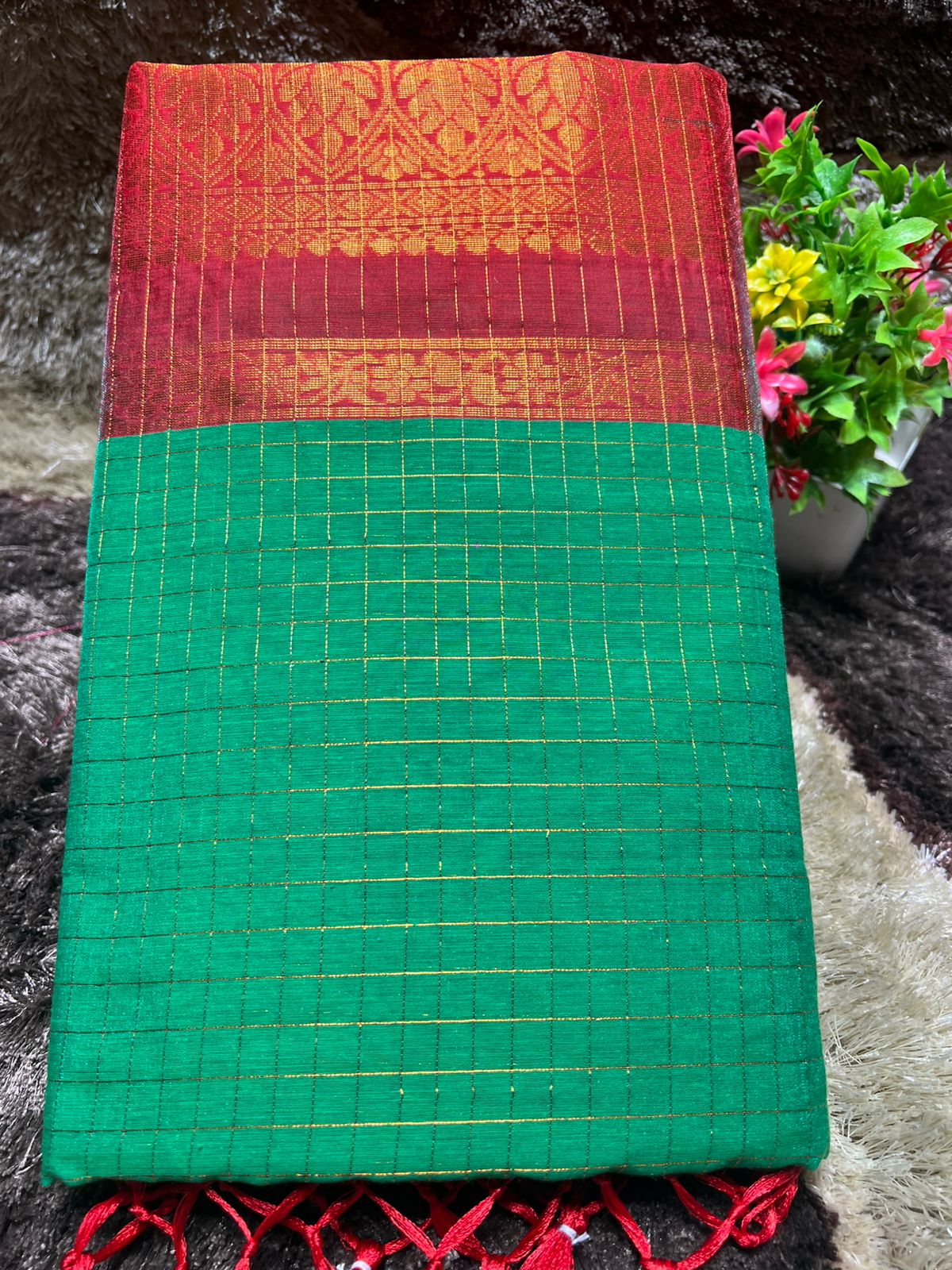 Pure Cotton Silk Saree