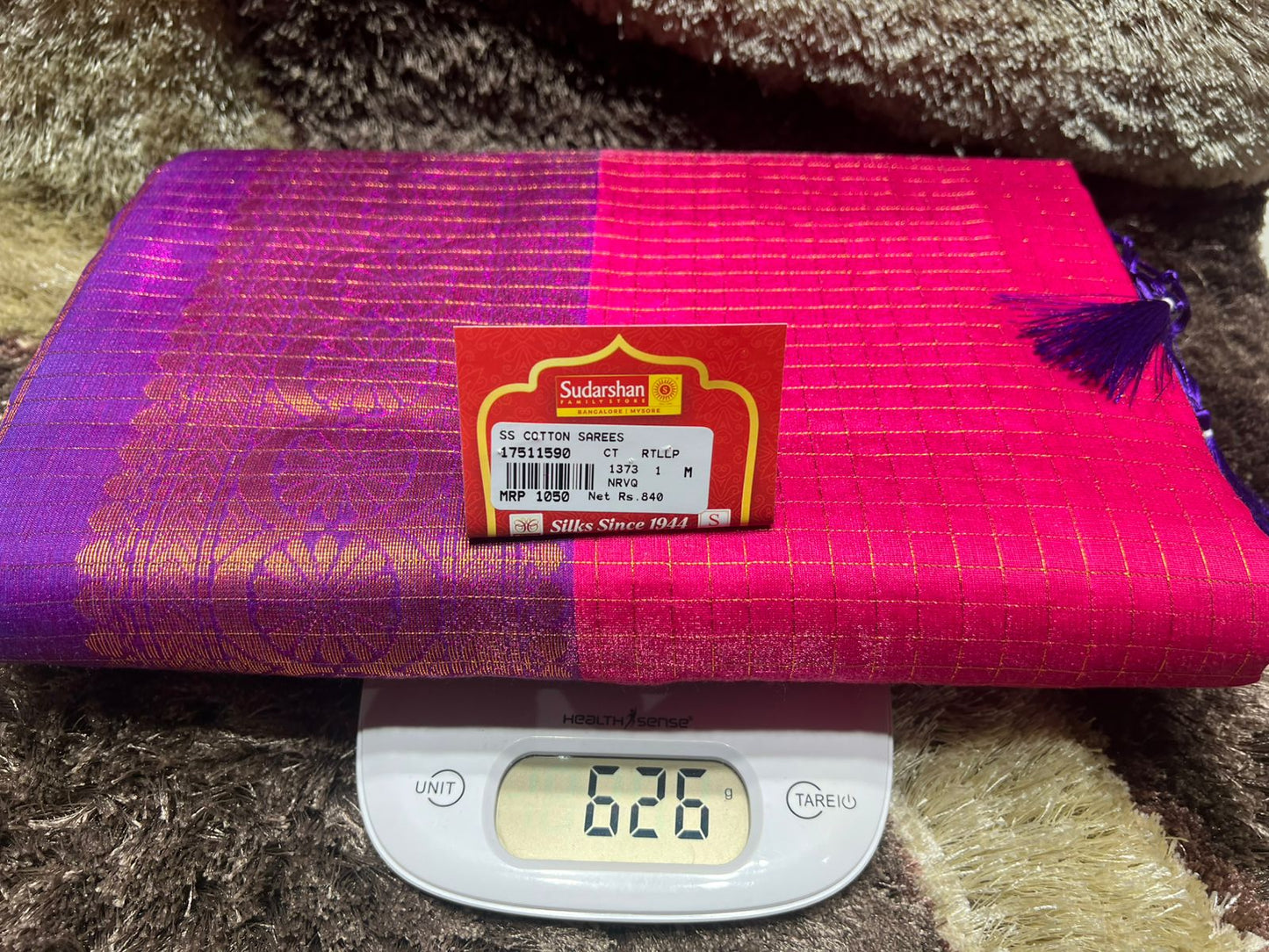 Pure Cotton Silk Saree