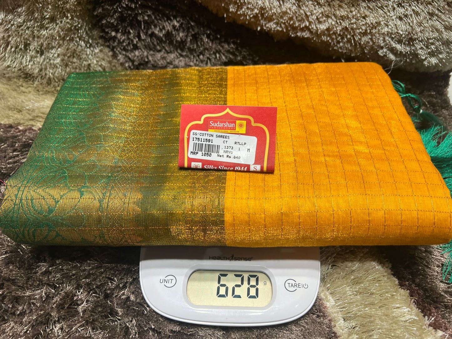 Pure Cotton Silk Saree