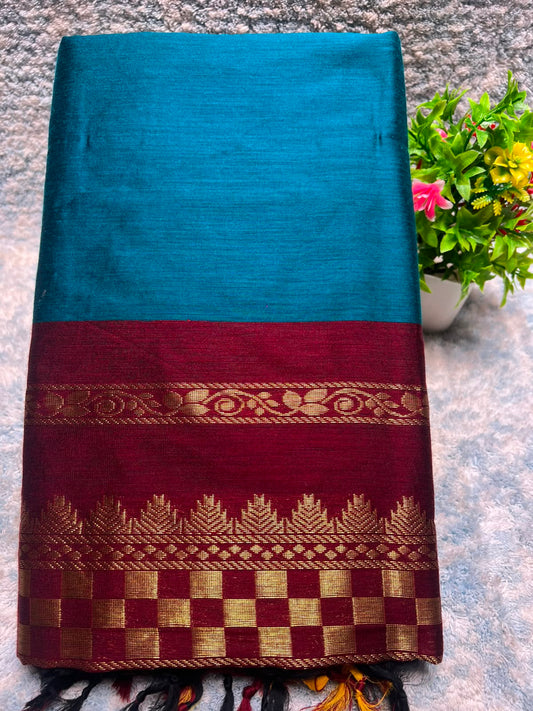 Pure Cotton Silk Saree
