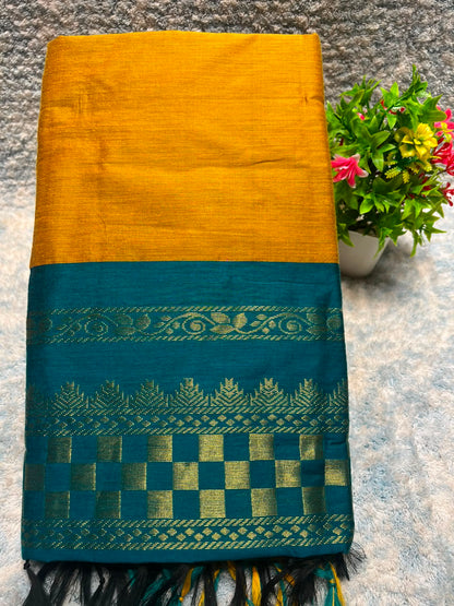 Pure Cotton Silk Saree