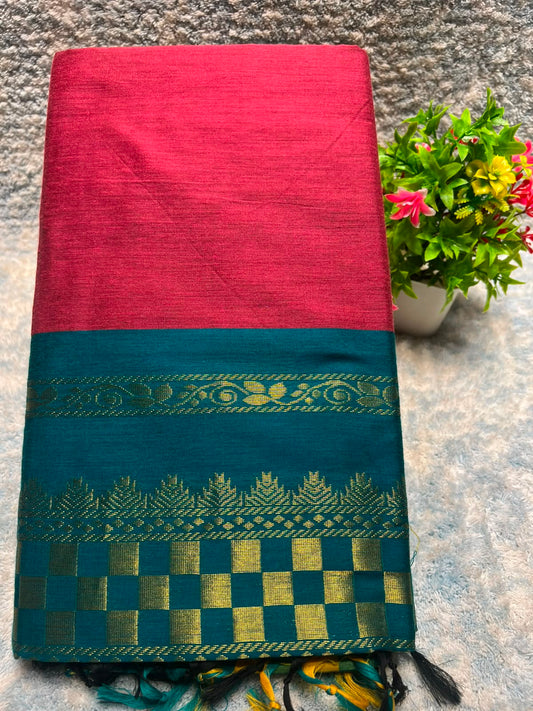 Pure Cotton Silk Saree
