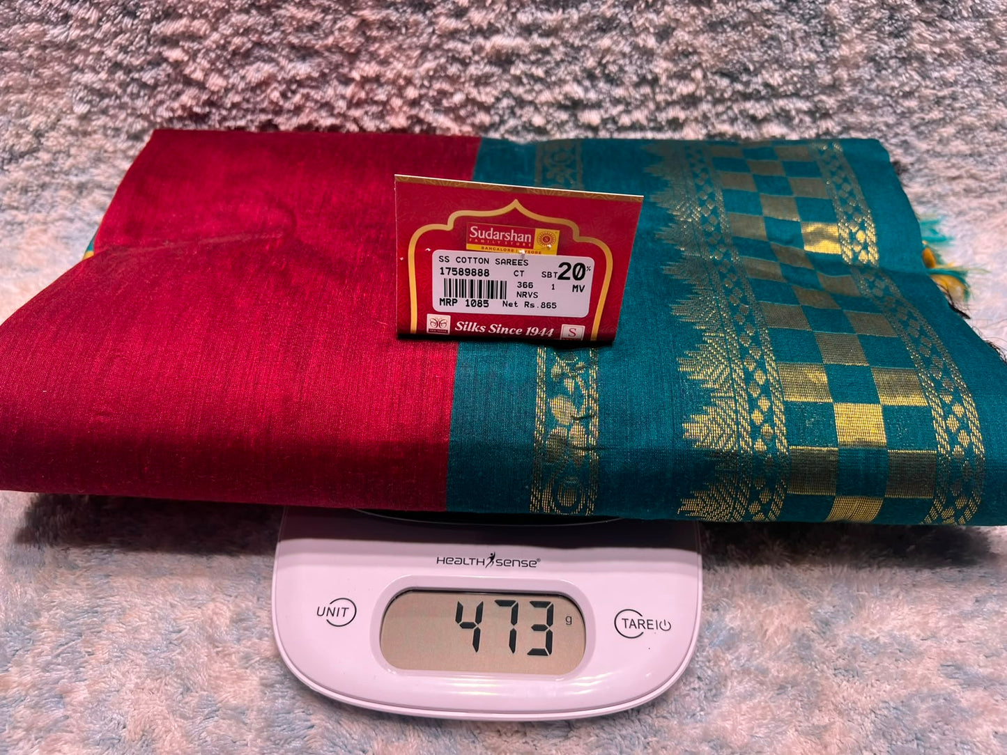 Pure Cotton Silk Saree