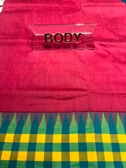 Pure Cotton Silk Saree