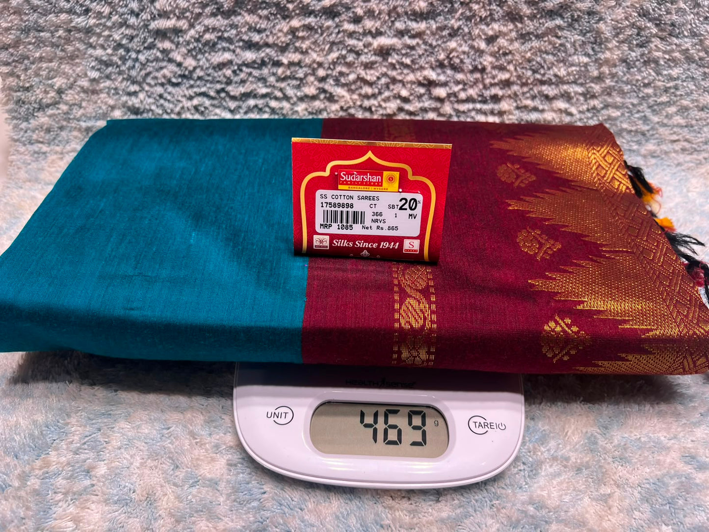 Pure Cotton Silk Saree