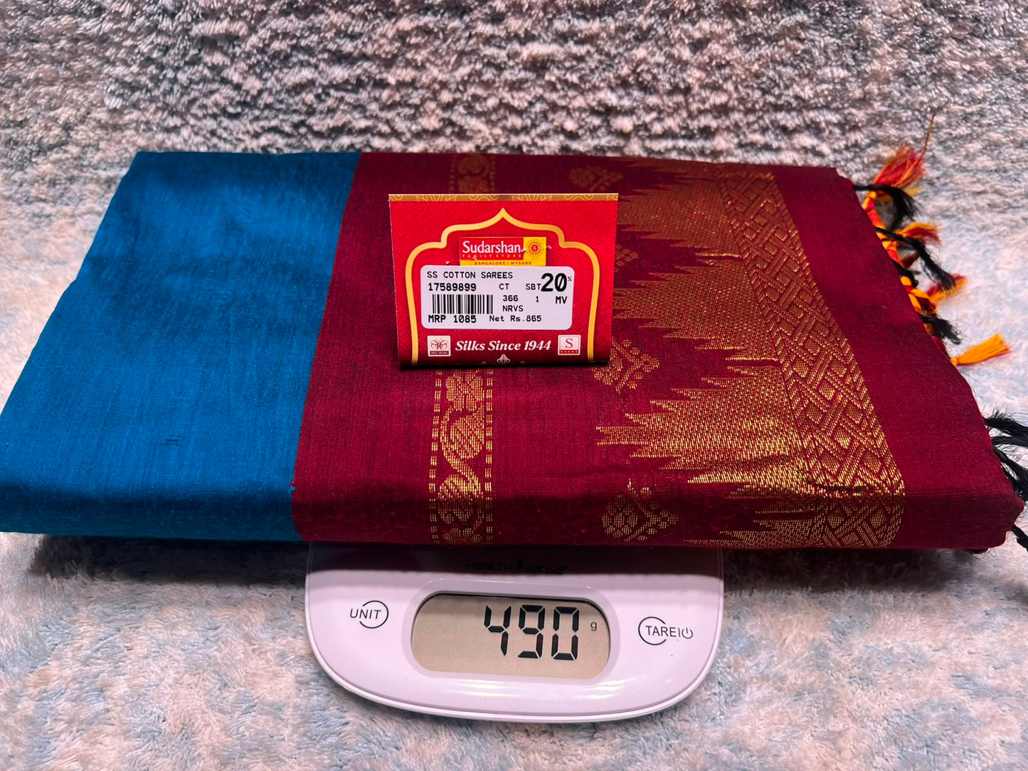 Pure Cotton Silk Saree
