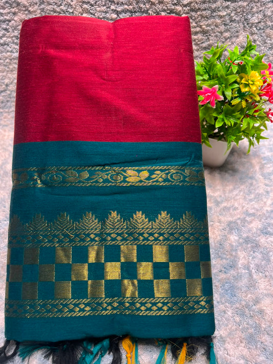 Pure Cotton Silk Saree