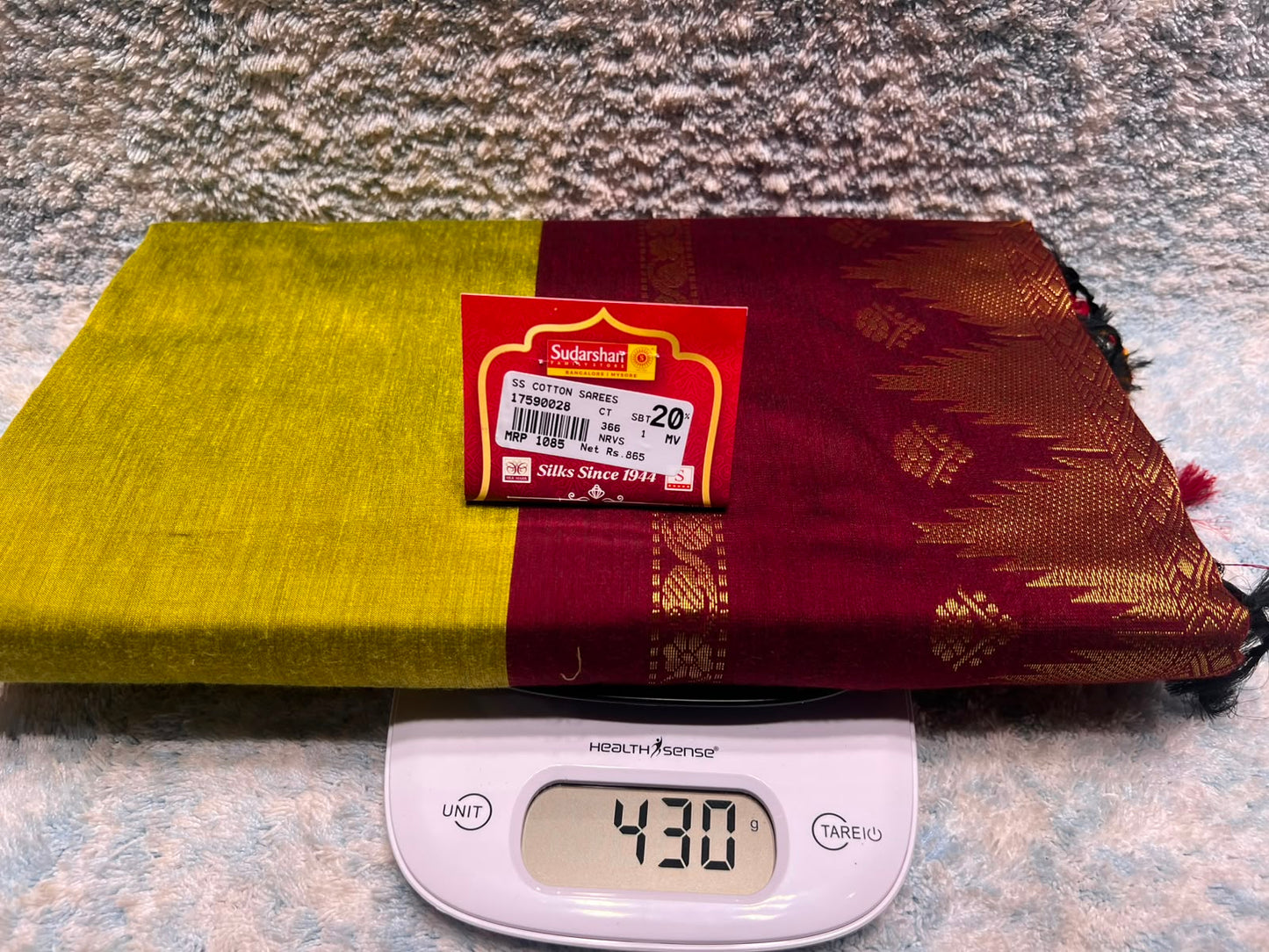 Pure Cotton Silk Saree