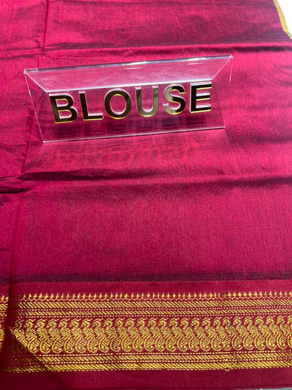 Pure Cotton Silk Saree