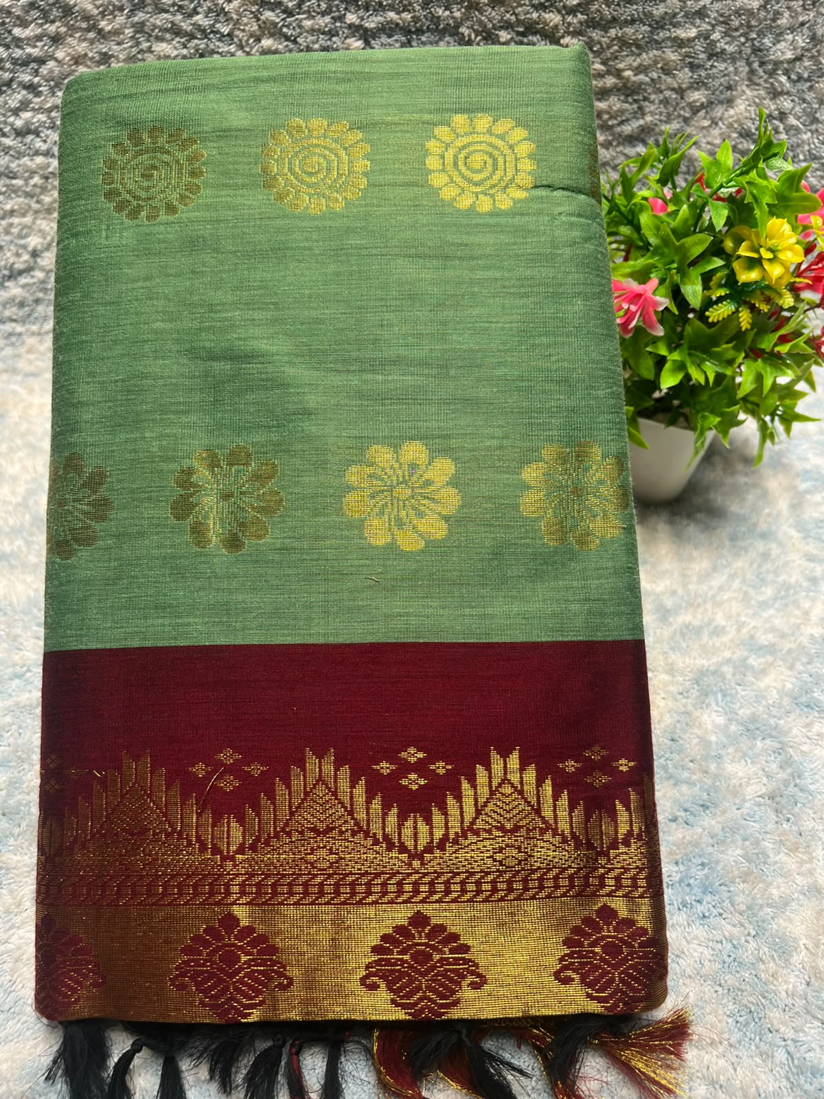 Pure Cotton Silk Saree