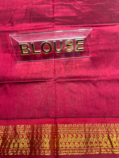 Pure Cotton Silk Saree