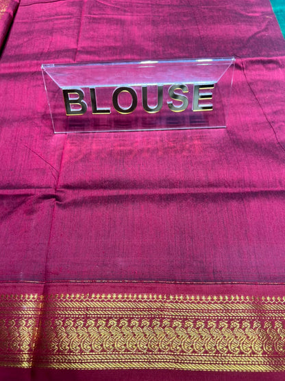 Pure Cotton Silk Saree