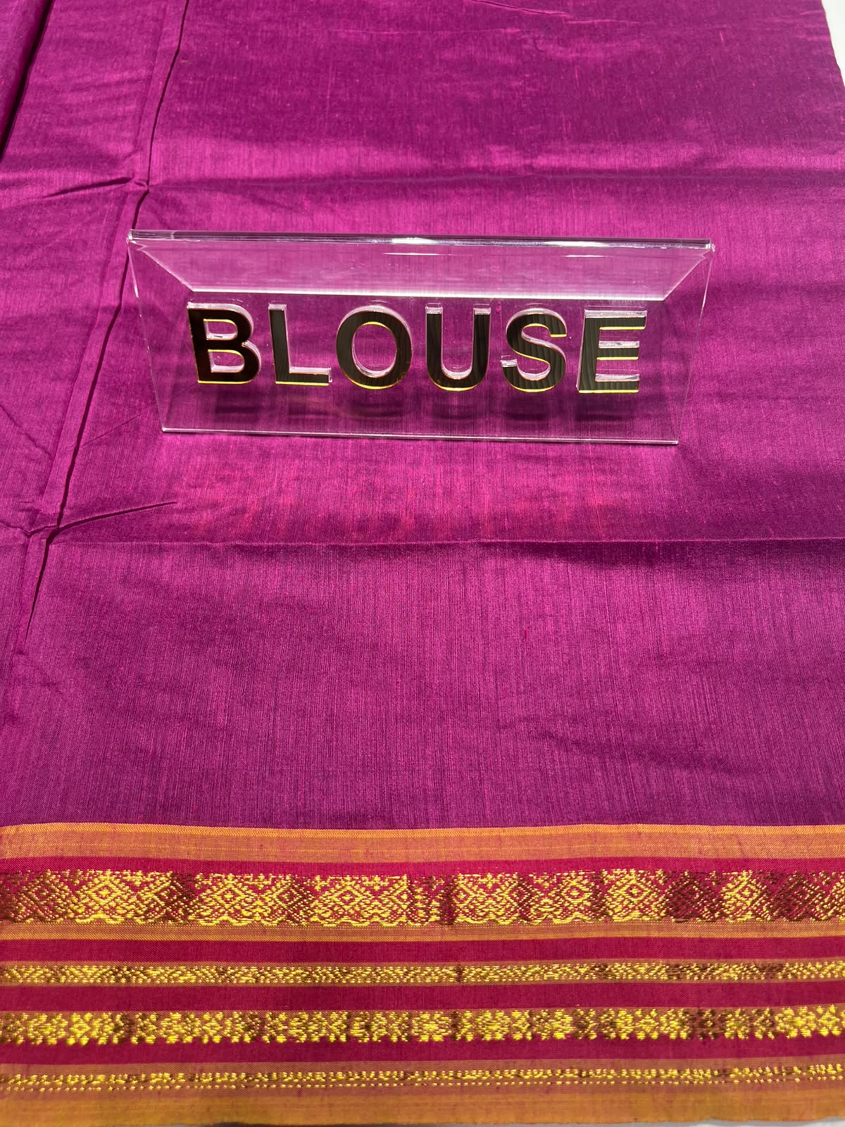 Pure Cotton Silk Saree