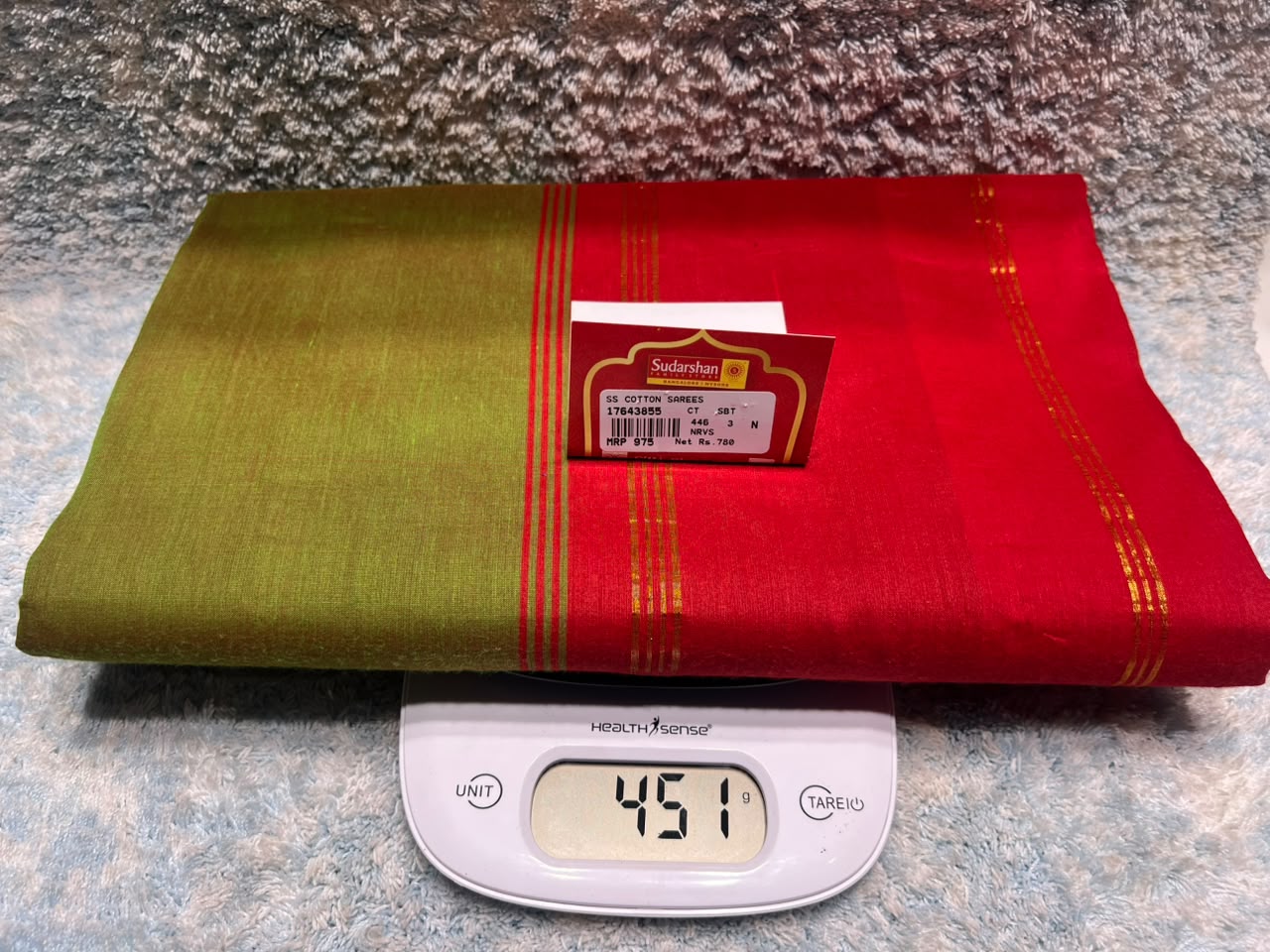 Pure Cotton Silk Saree