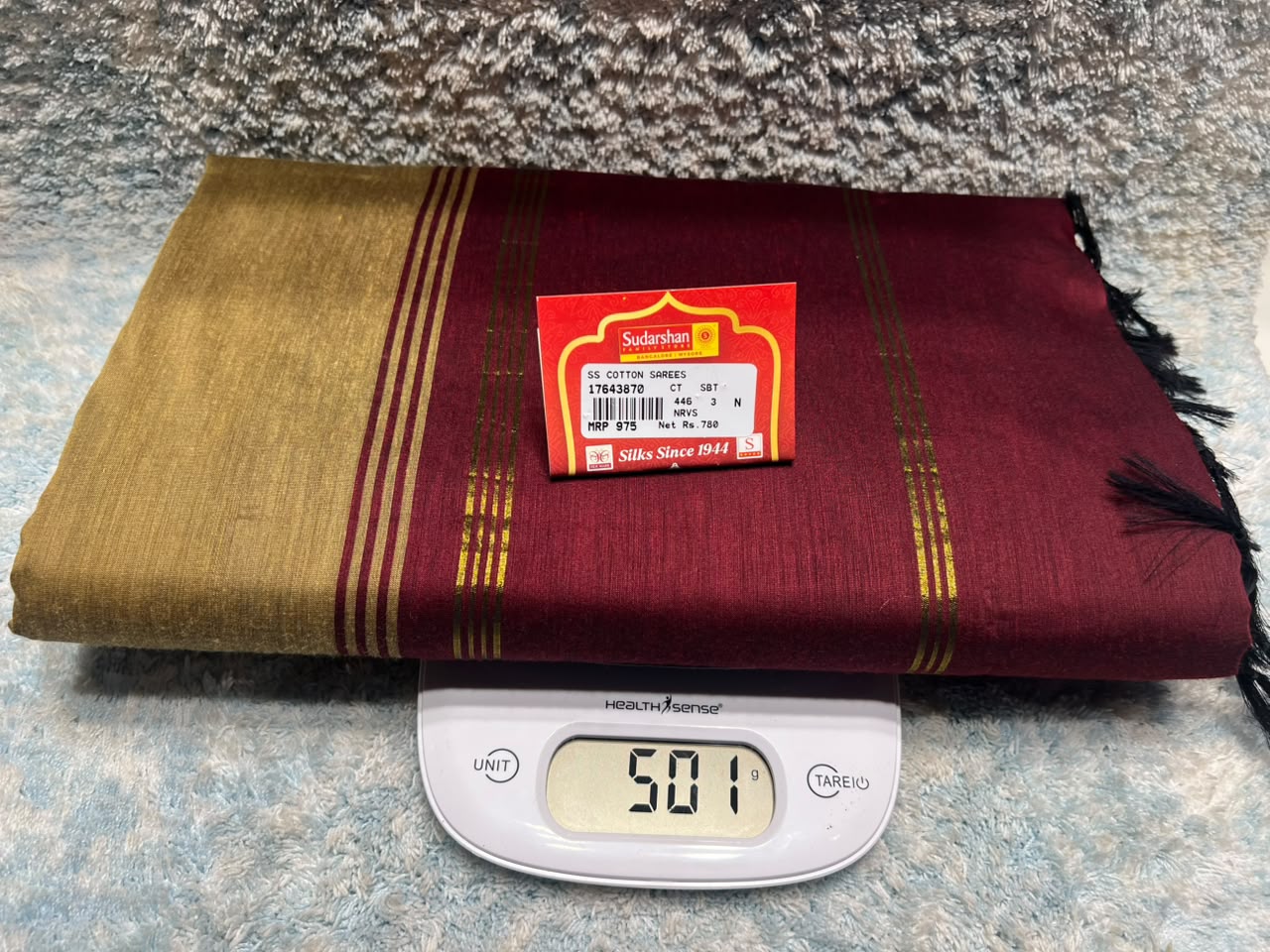Pure Cotton Silk Saree