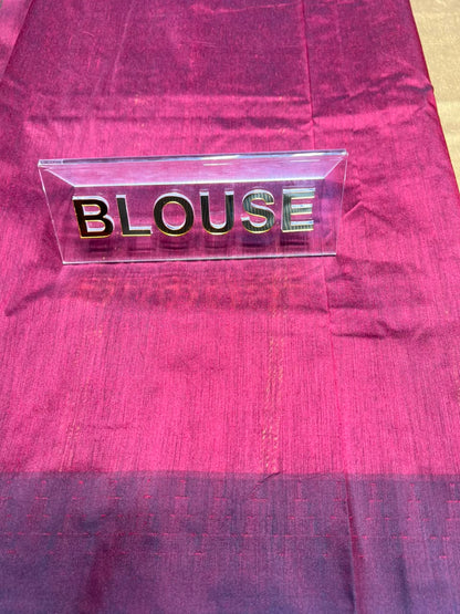 Pure Cotton Silk Saree