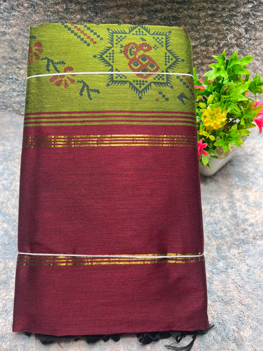 Pure Cotton Silk Saree