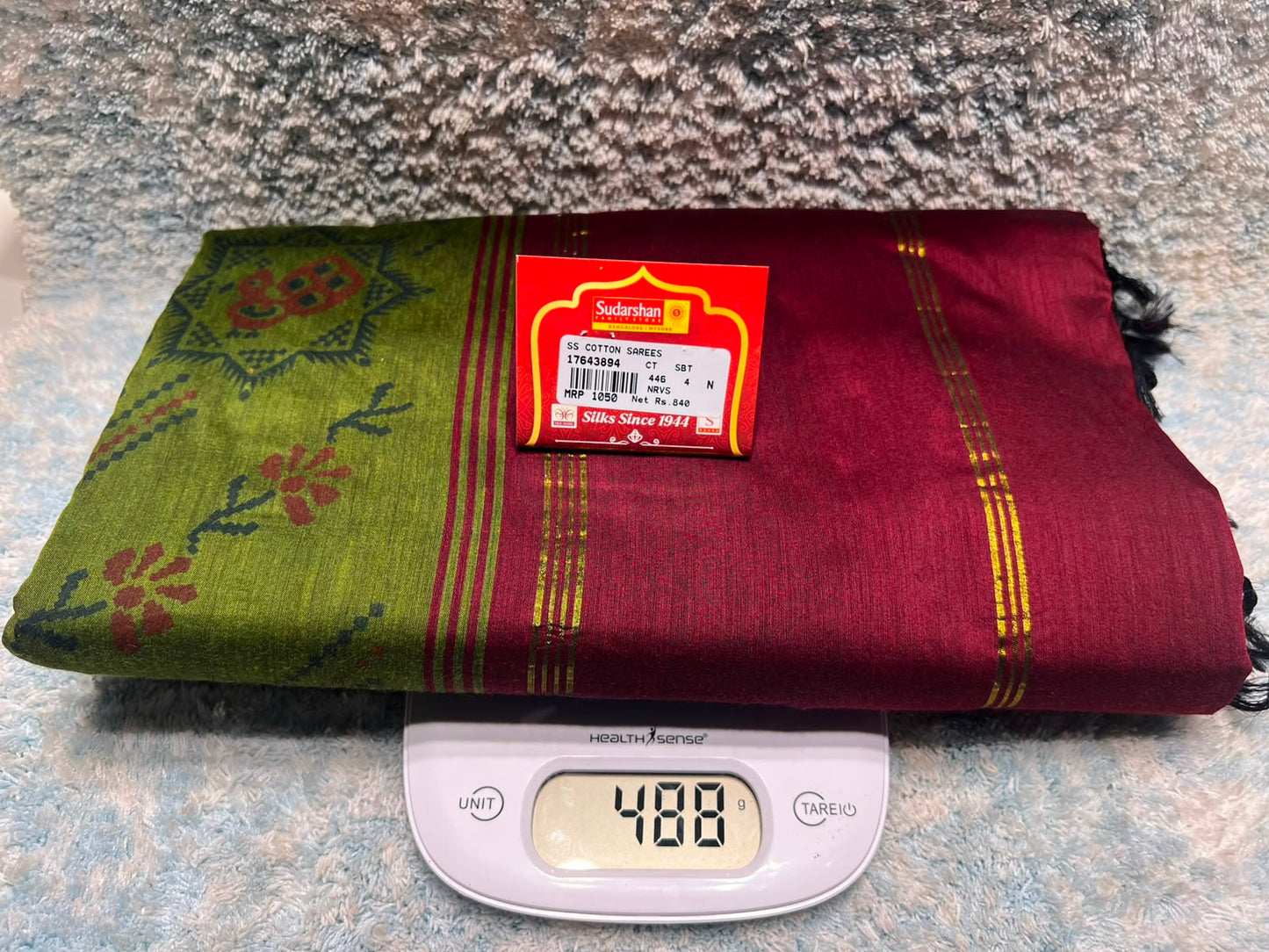 Pure Cotton Silk Saree
