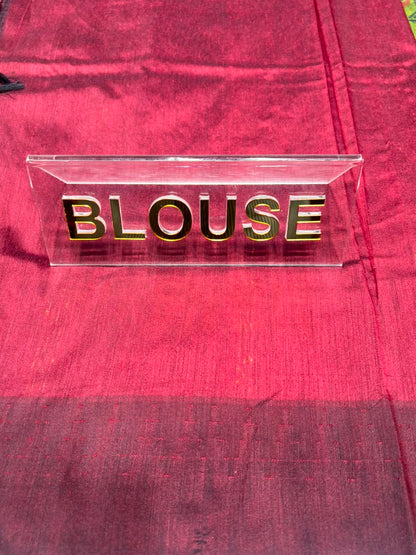 Pure Cotton Silk Saree