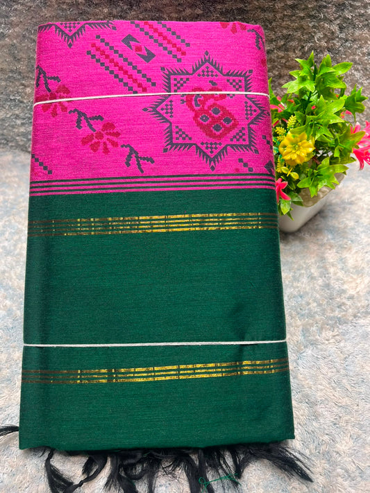 Pure Cotton Silk Saree
