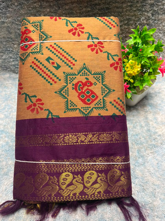 Pure Cotton Silk Saree