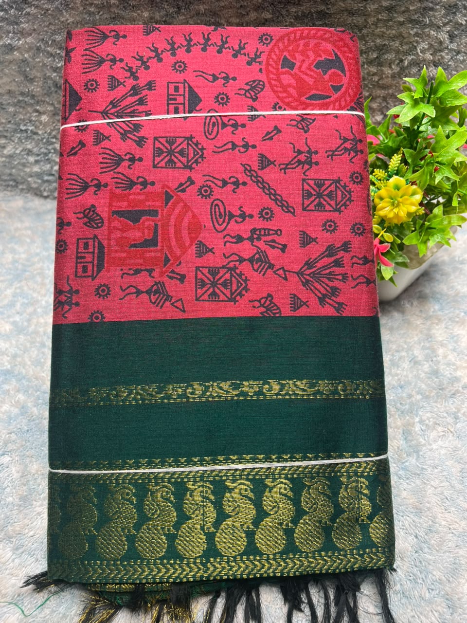 Pure Cotton Silk Saree