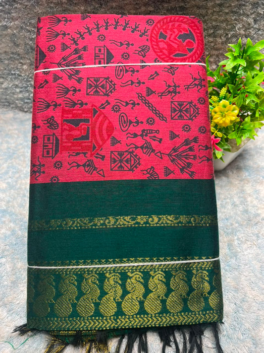 Pure Cotton Silk Saree