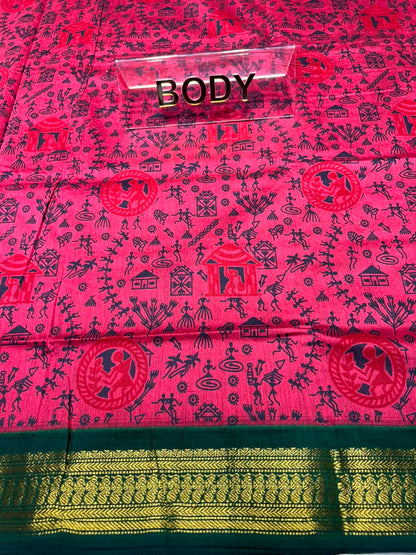 Pure Cotton Silk Saree