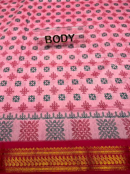 Pure Cotton Silk Saree