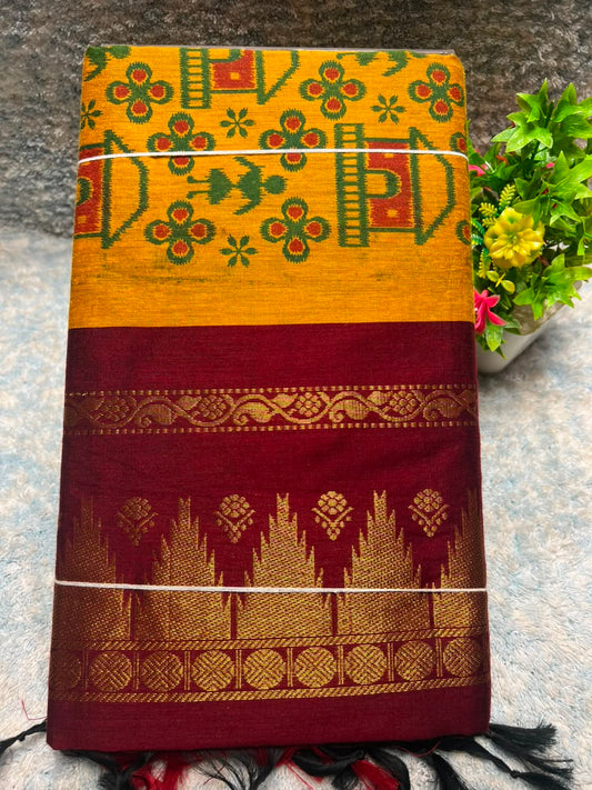 Pure Cotton Silk Saree