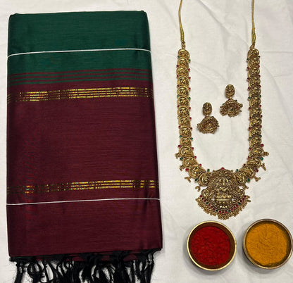 Pure Cotton Silk Saree