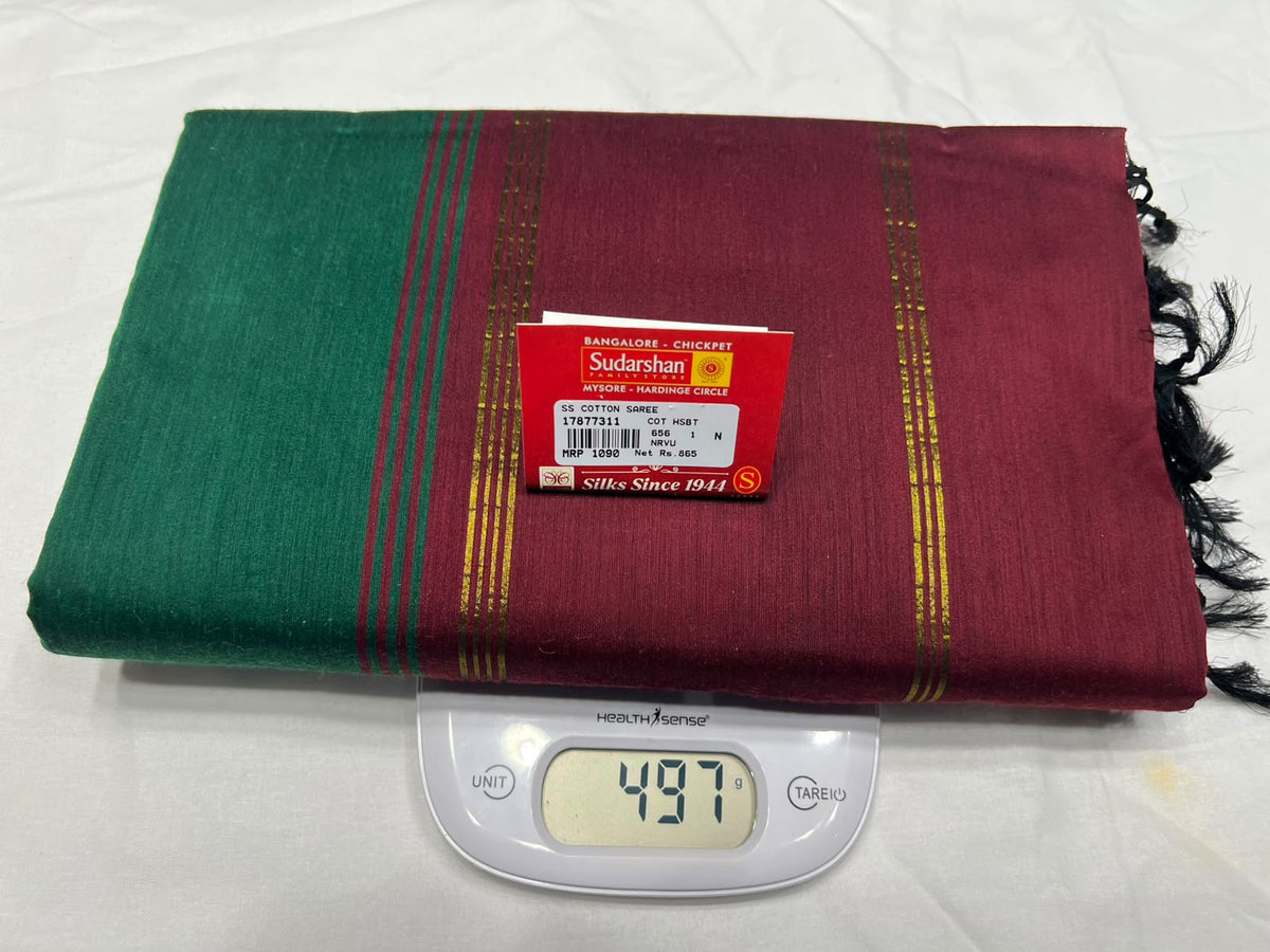Pure Cotton Silk Saree