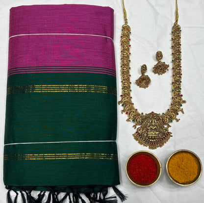 Pure Cotton Silk Saree