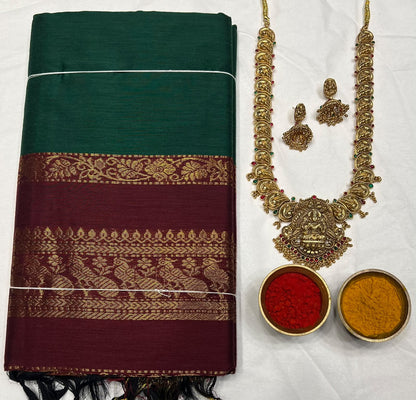 Pure Cotton Silk Saree
