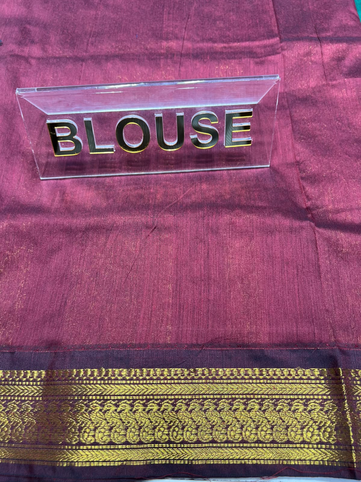 Pure Cotton Silk Saree