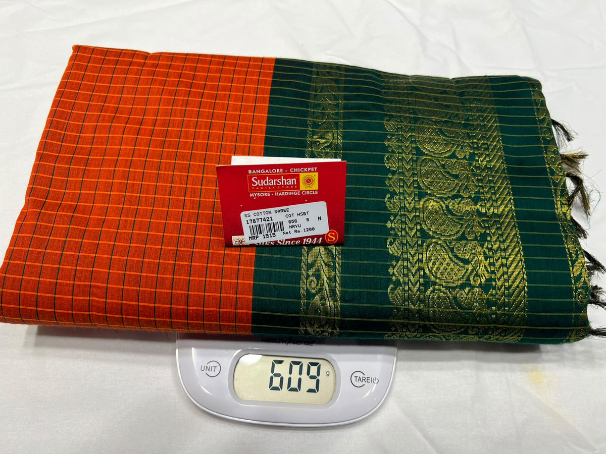 Pure Cotton Silk Saree