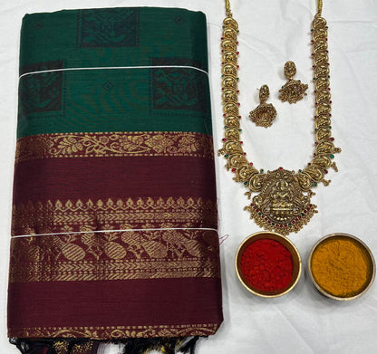 Pure Cotton Silk Saree