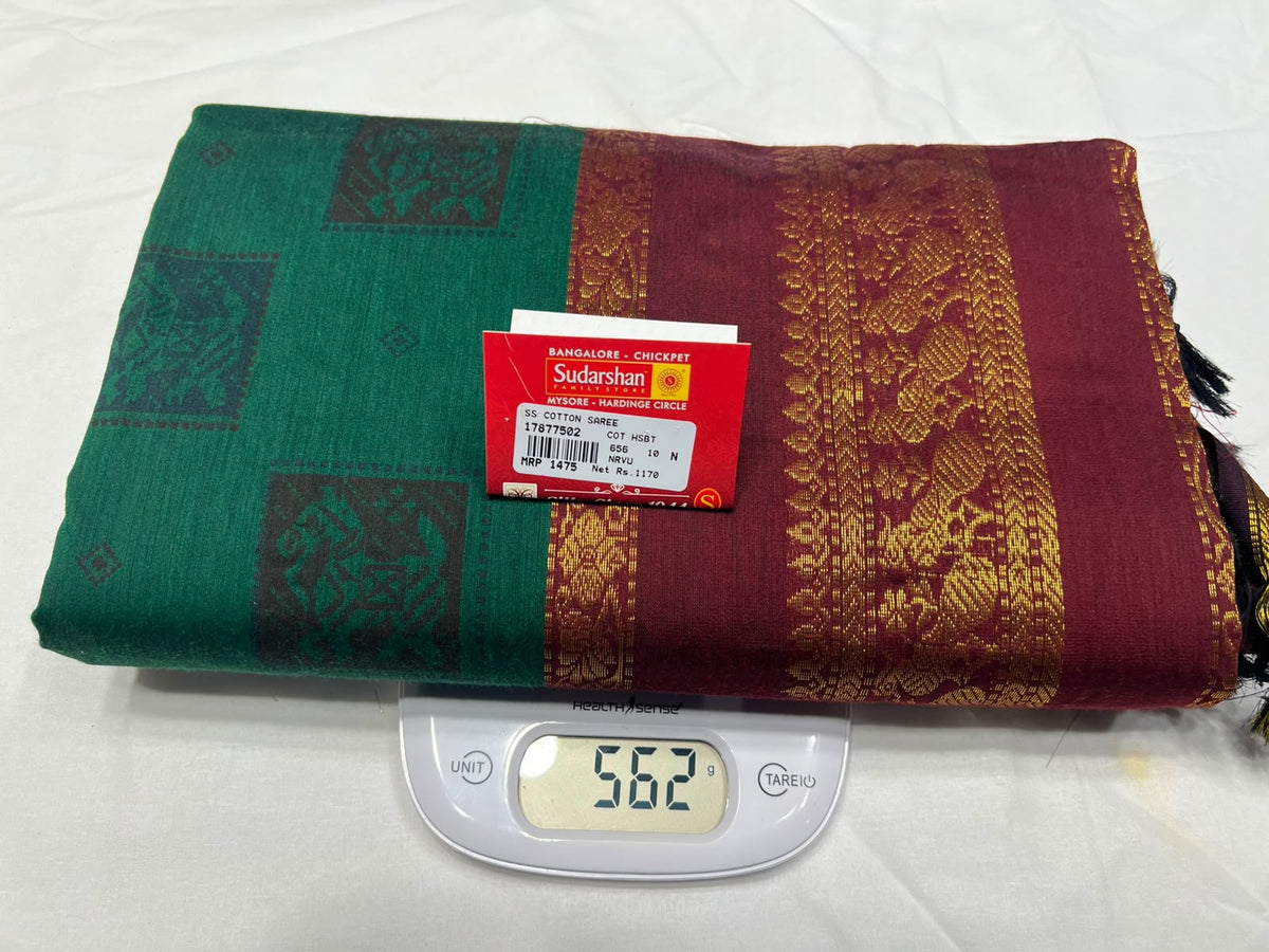 Pure Cotton Silk Saree