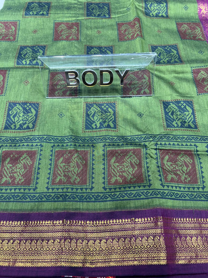 Pure Cotton Silk Saree