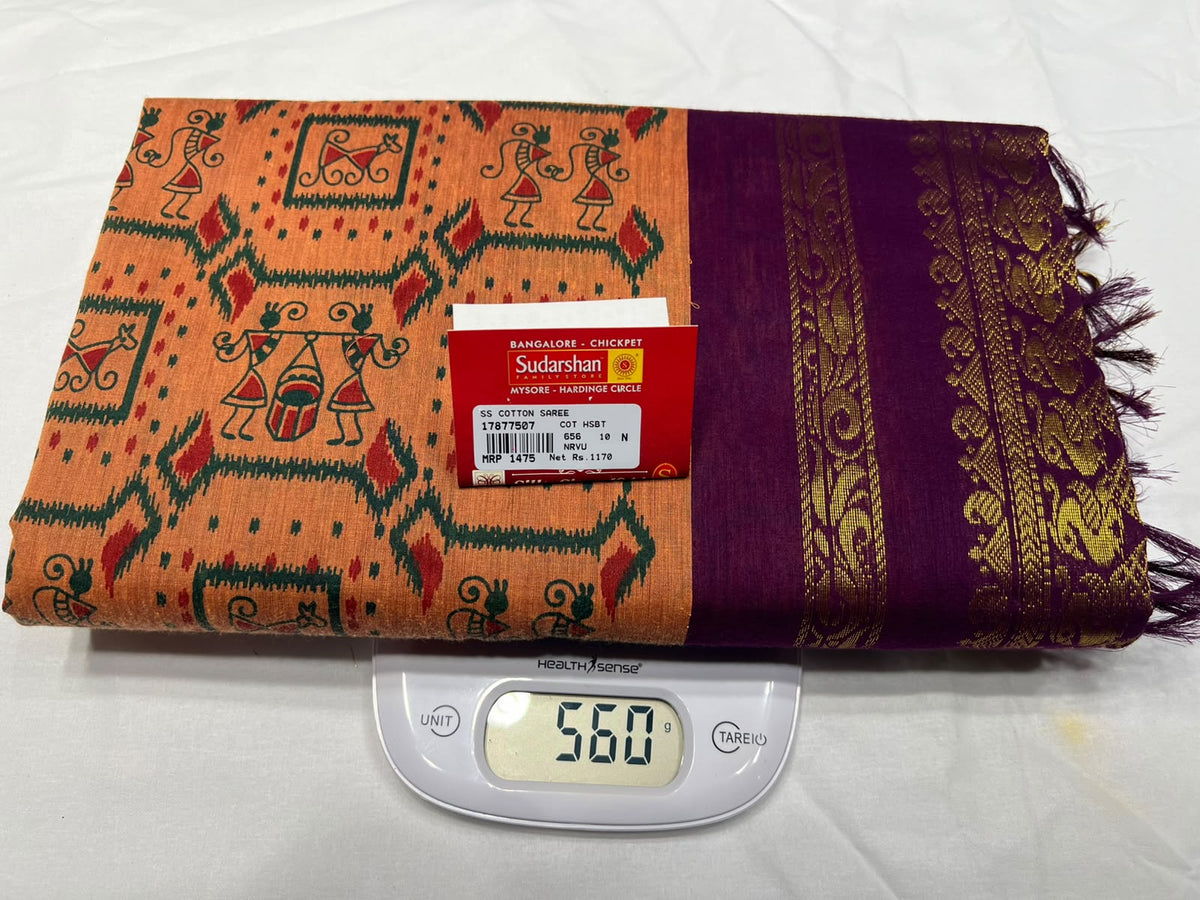 Pure Cotton Silk Saree