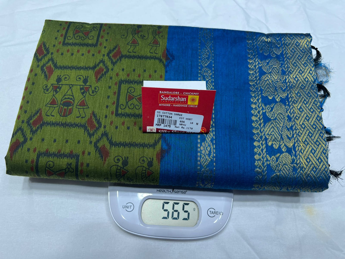 Pure Cotton Silk Saree