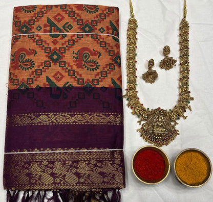 Pure Cotton Silk Saree