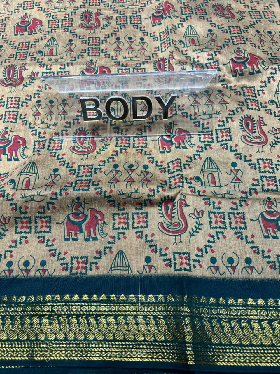 Pure Cotton Silk Saree