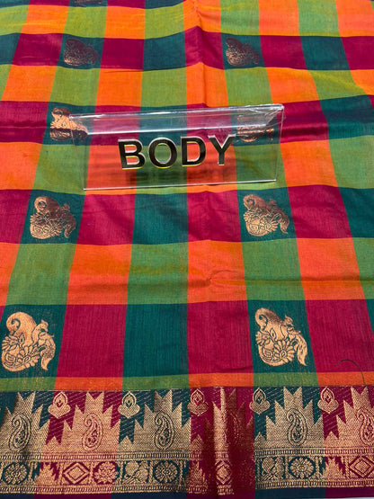 Pure Cotton Silk Saree
