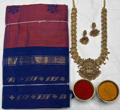 Pure Cotton Silk Saree
