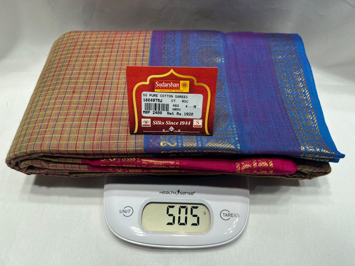 Pure Cotton Silk Saree