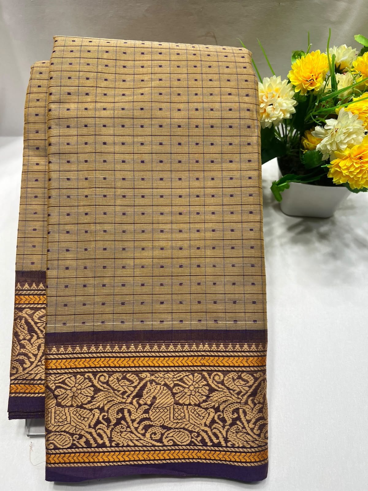 Pure Cotton Silk Saree