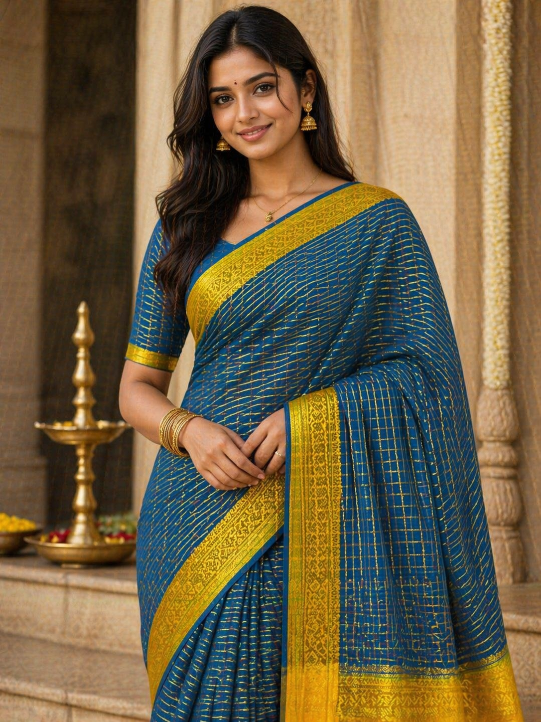 Pure Mysore Silk Saree.